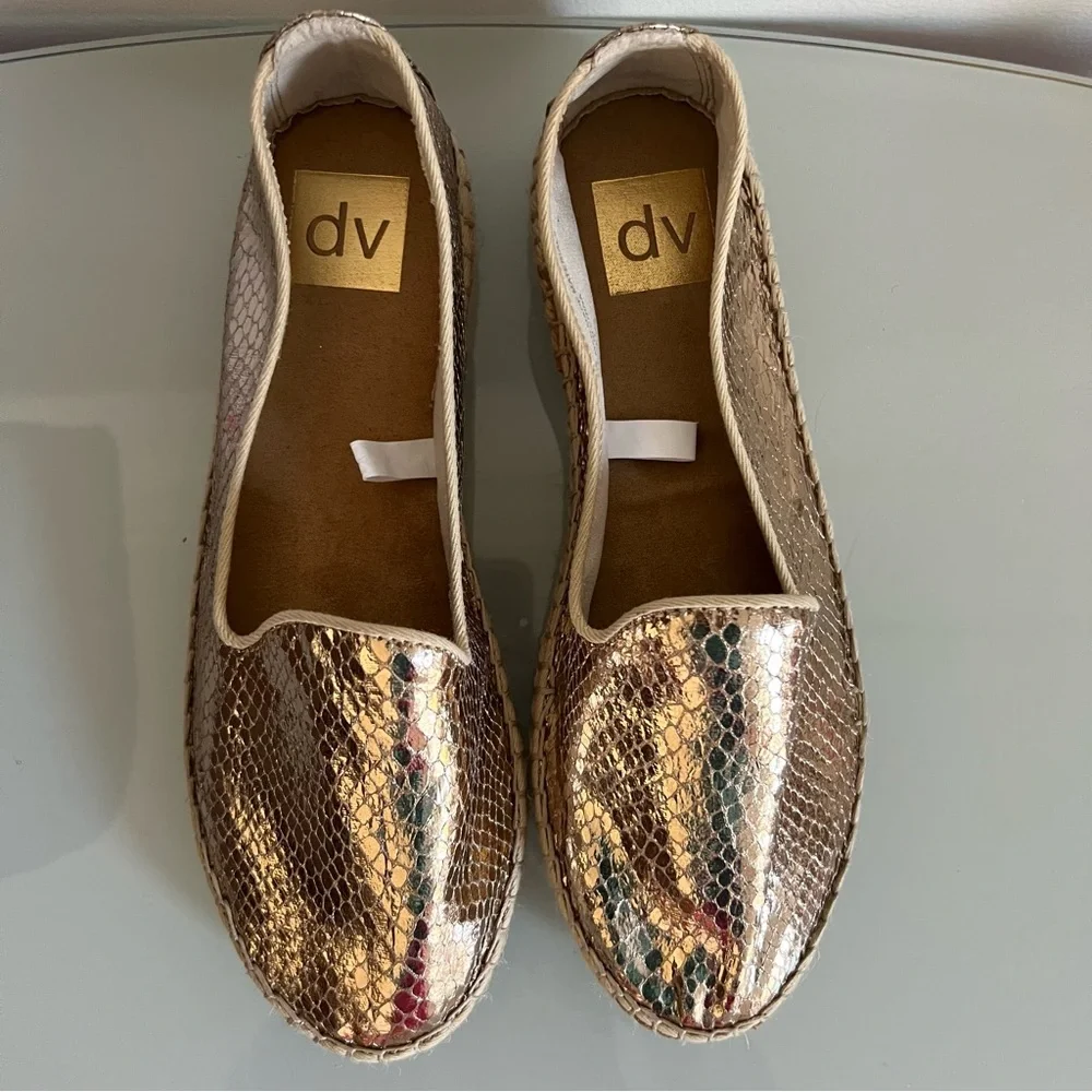 DV by Dolce Vita Gold Espadrilles